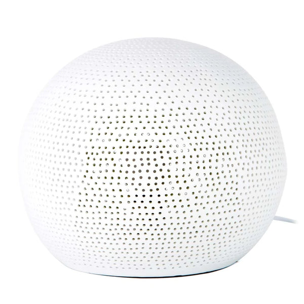 Porcelain Sphere Table Lamp D25xH25