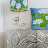 Cushion Hydrangea Sky Blue 60x60