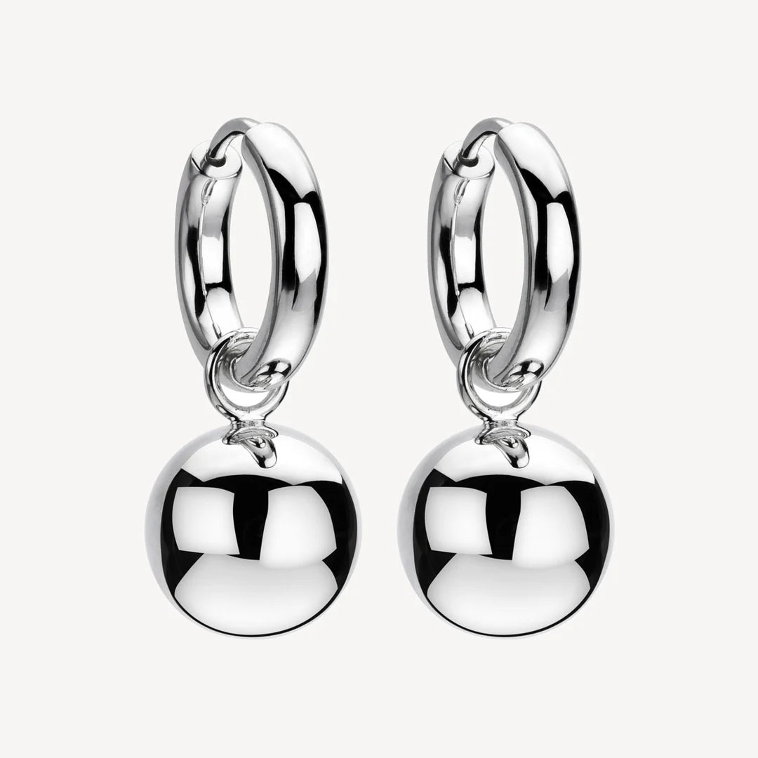 On and Off Earring Sterling Silver