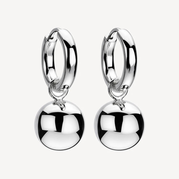 On and Off Earring Sterling Silver