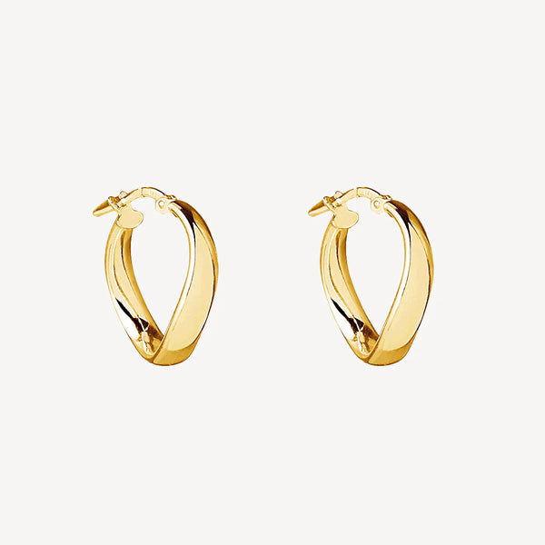 Eddy Hoop 14k Gold Plate