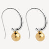 Fern Two-Tone Earrings