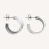 Ripple Hoop Earrings