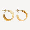 Ripple Hoop Earrings