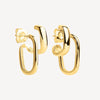 The Illusionist Double Hoop 14k Gold