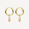 Love Lock Huggie Earrings