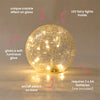 Glass Crackle Ball Small