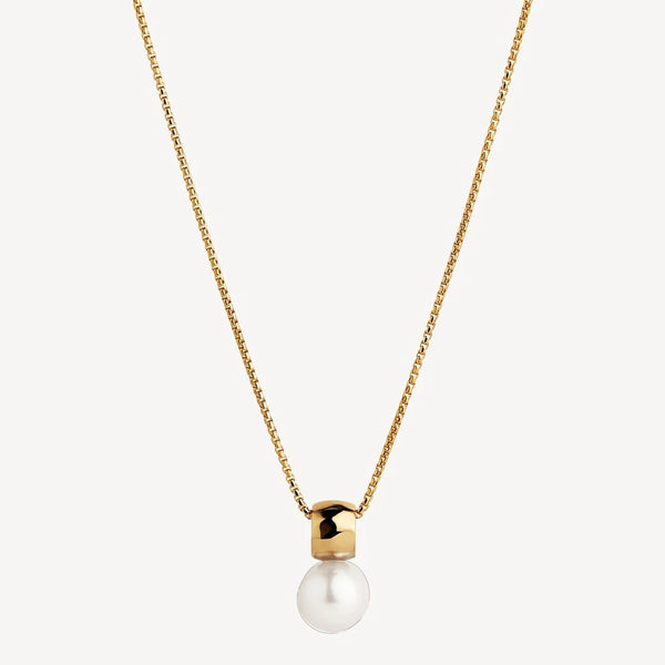 Idyll Pearl Necklace Yellow Gold