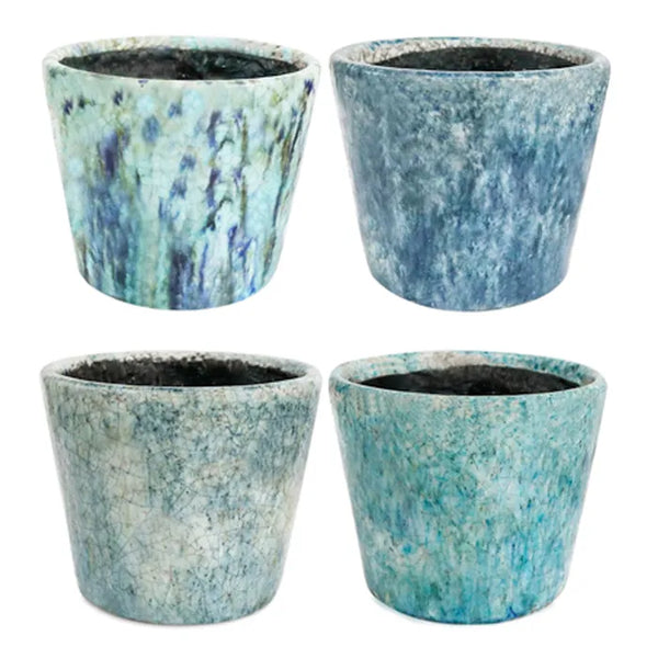 Green Glaze Orchid Pot Assorted