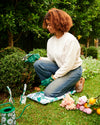 Tumbling Flowers Green Garden Kneeling Mat