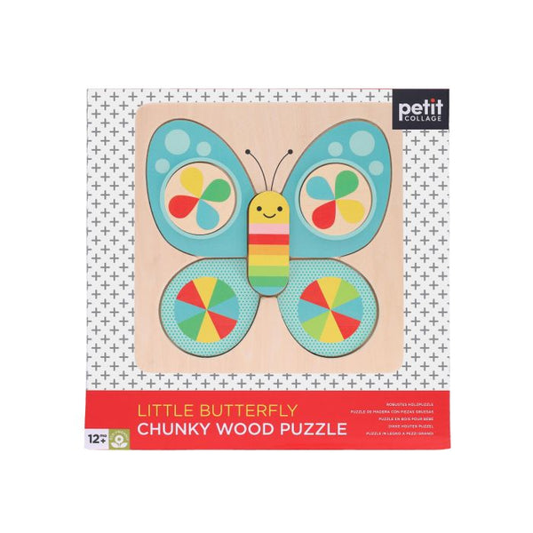 Chunky Wood Puzzle Butterfly