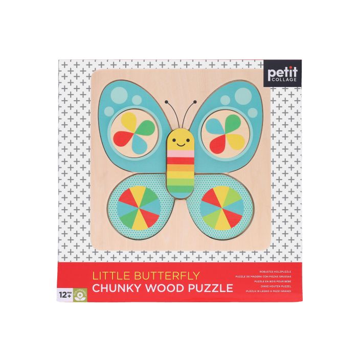 Chunky Wood Puzzle Butterfly
