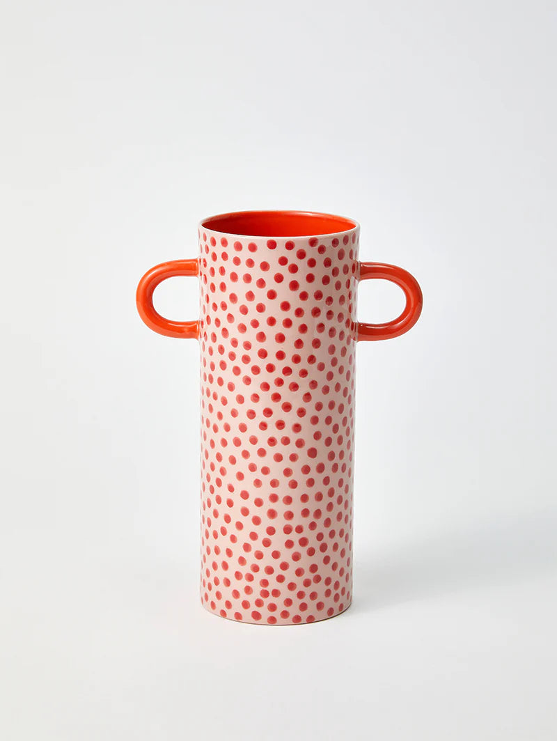 Griffe Tall Vase Red