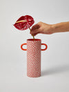 Griffe Tall Vase Red