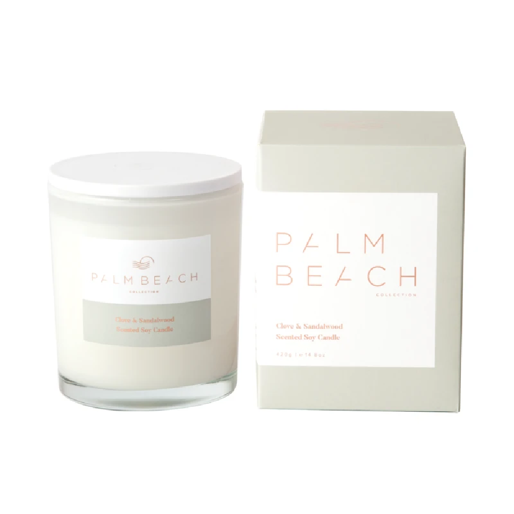 Palm Beach Standard Candle Clove & Sandalwood