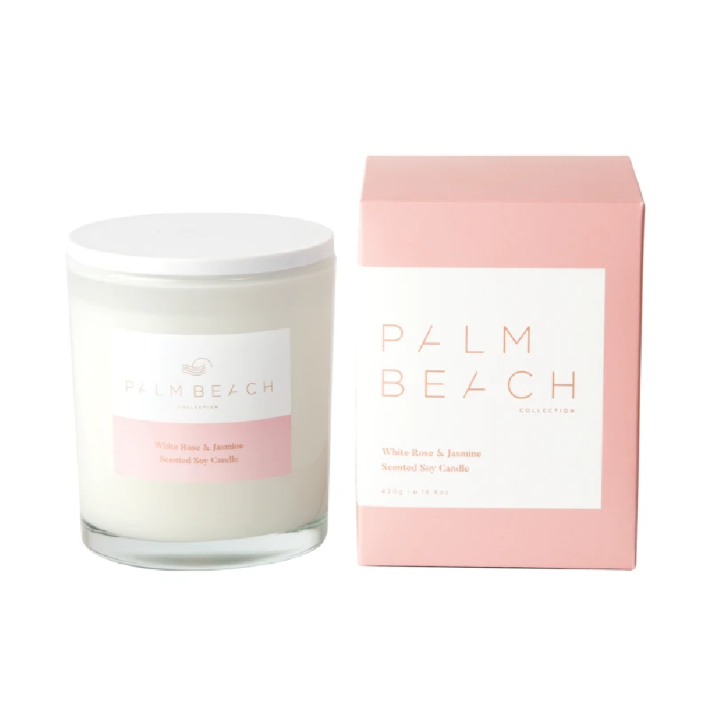 Palm Beach Standard Candle White Rose & Jasmine