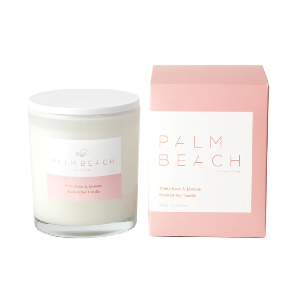 Palm Beach Standard Candle White Rose & Jasmine