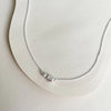 Linda Tahija Form Necklace-white topez