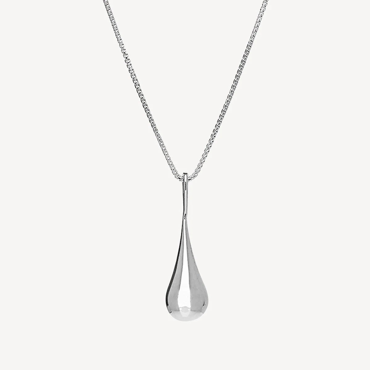 My Silent Tears Necklace Silver