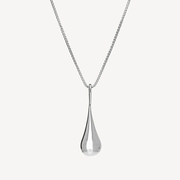 My Silent Tears Necklace Silver