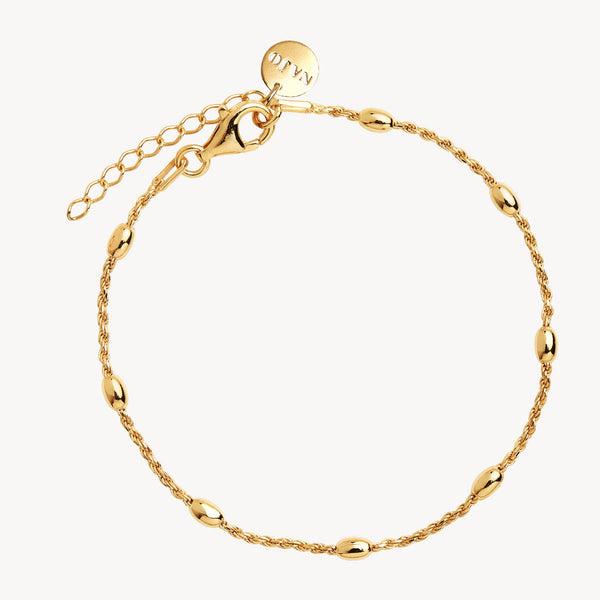 Cassiopeia 14k Gold Plate Bracelet