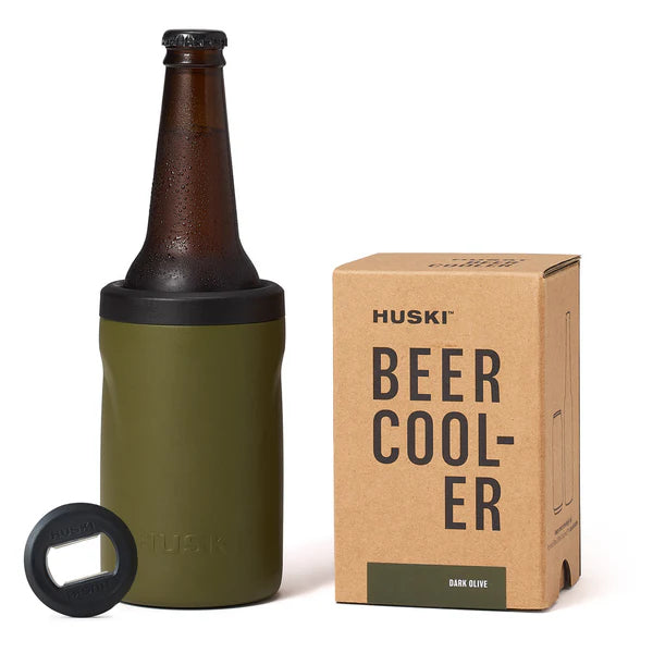 Huski Beer Cooler - Dark Olive