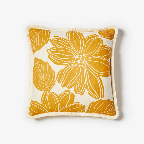 B&N Margot Mustard 50cm Cushion