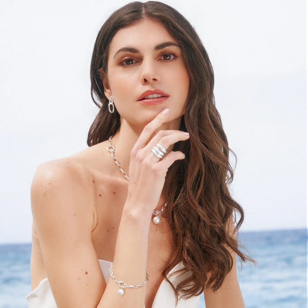 Mermaid Double Hoops