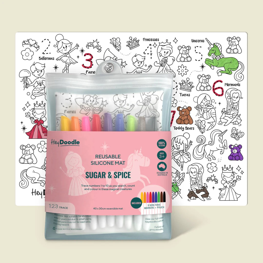 Sugar and Spice Colouring and Doodle Mat