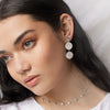 ITL Double Disc Earring SS