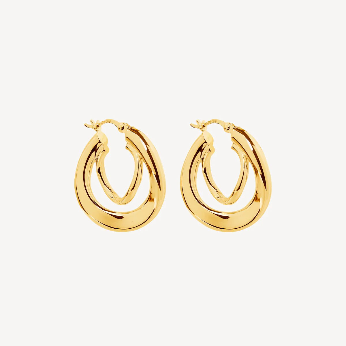 Baby Strudel 14k Gold Hoop