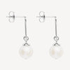 The Enchantress Pearl Drop Stud Earrings