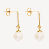 The Enchantress Pearl Drop Stud Earrings