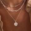 Gemini Necklace Sterling Silver