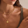 Gemini Necklace 18k Gold