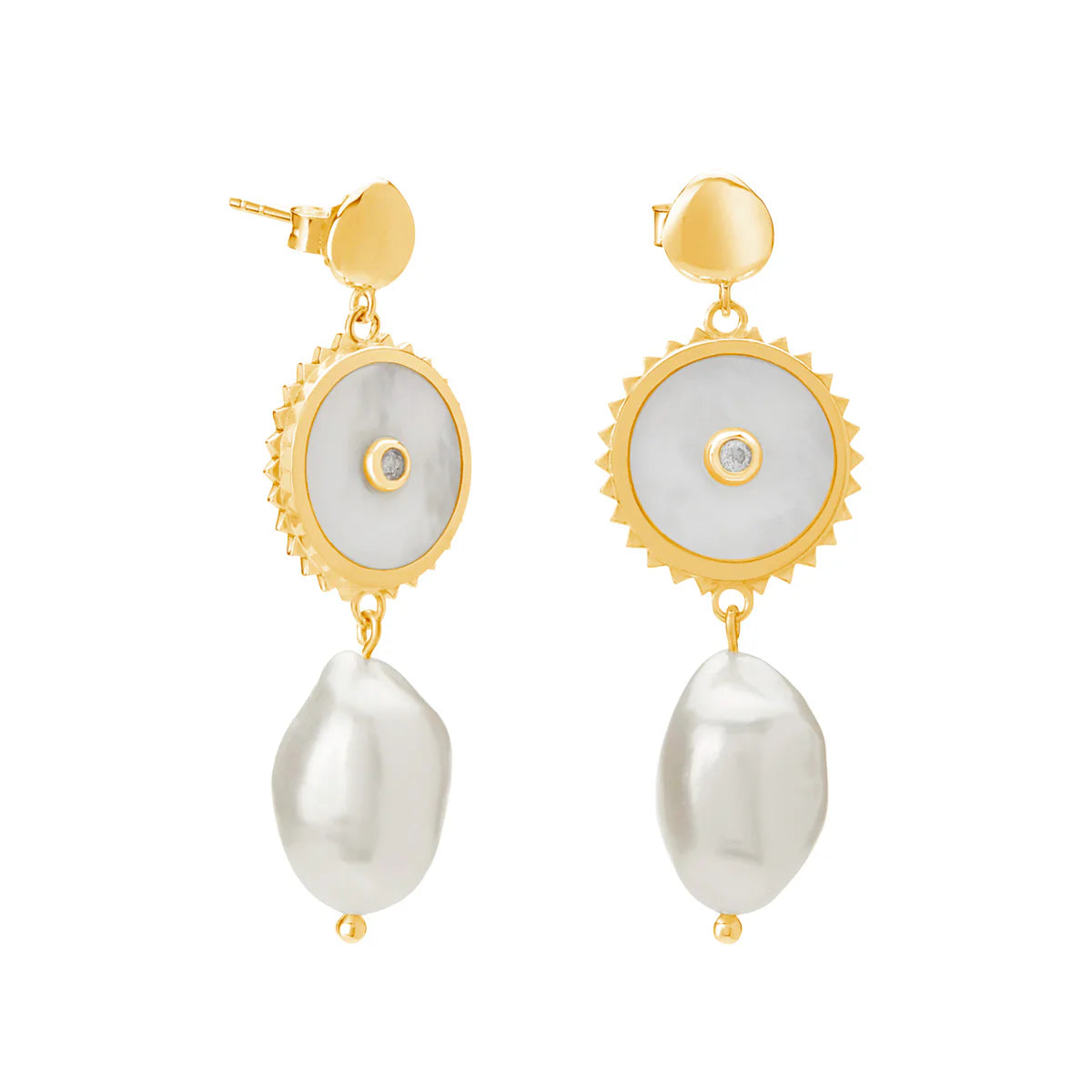 Halycon Manifest Earrings 18kt Gold