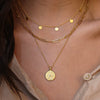 Cosmic Love Necklace 18KT YG Plate