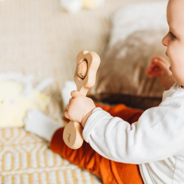 All Natural Teething Rattle