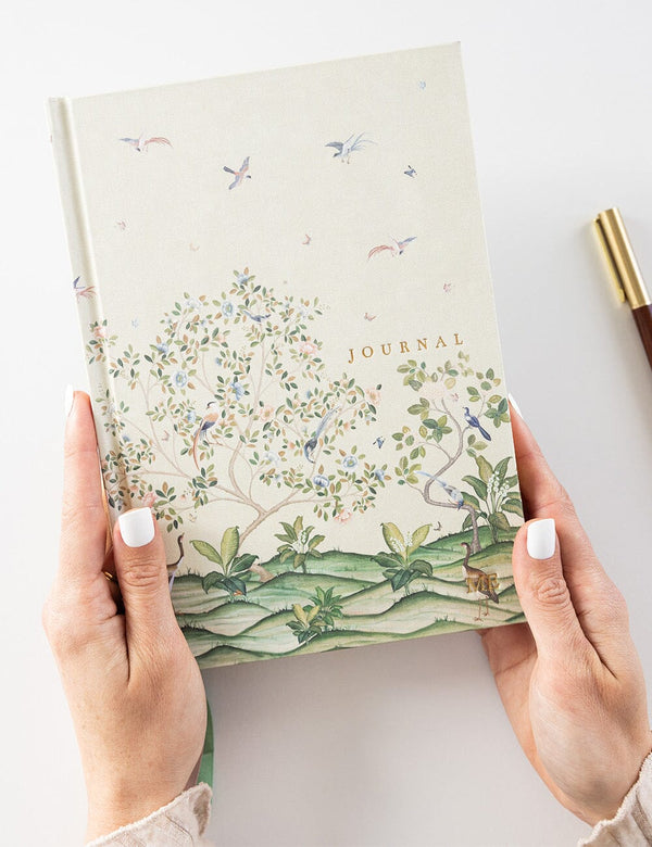 Linen Bound Journal - Spring Landscape