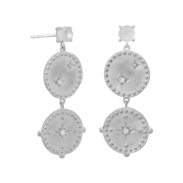 ITL Double Disc Earring SS