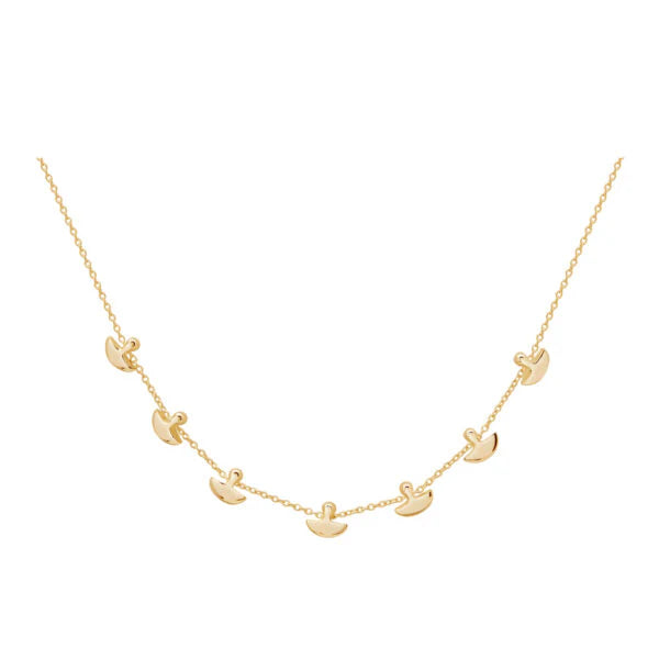 Moonscape Choker 18KT yellow gold plate