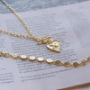 Heart Fob Necklace 18kt g