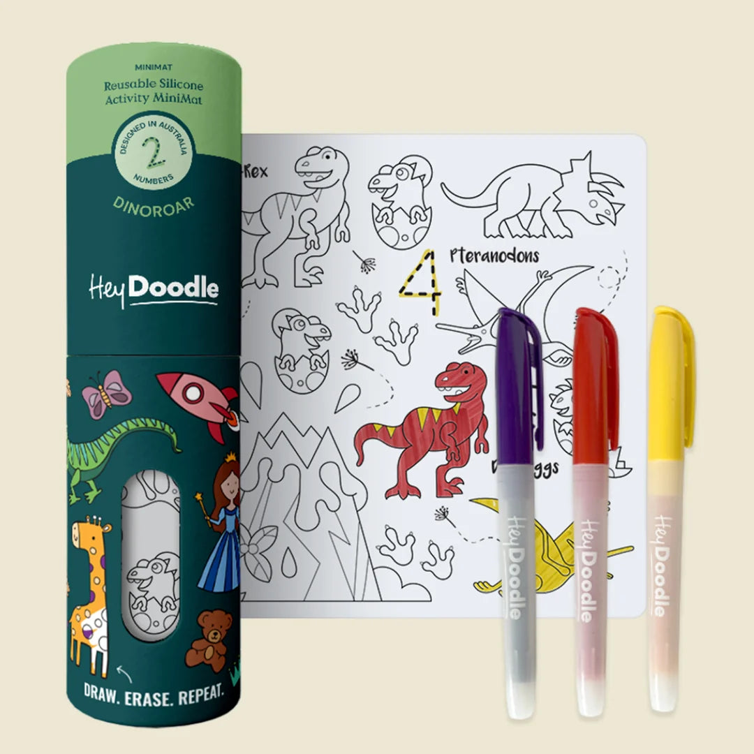 DinoRoar Mini Colouring and Doodle Mat