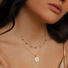 Moonscape Choker 18KT yellow gold plate