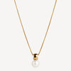 Idyll Pearl Necklace Yellow Gold