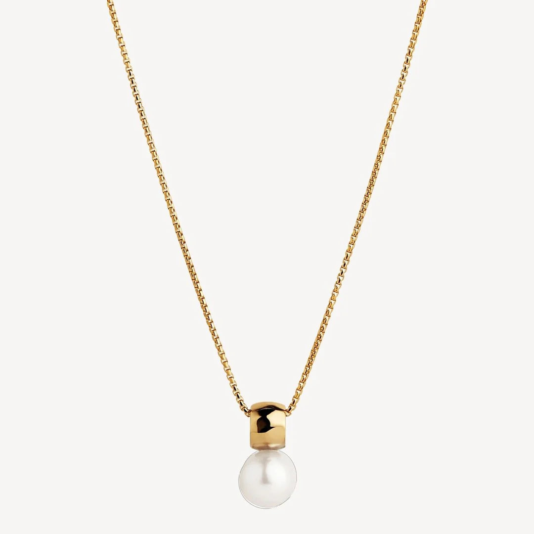 Idyll Pearl Necklace Yellow Gold