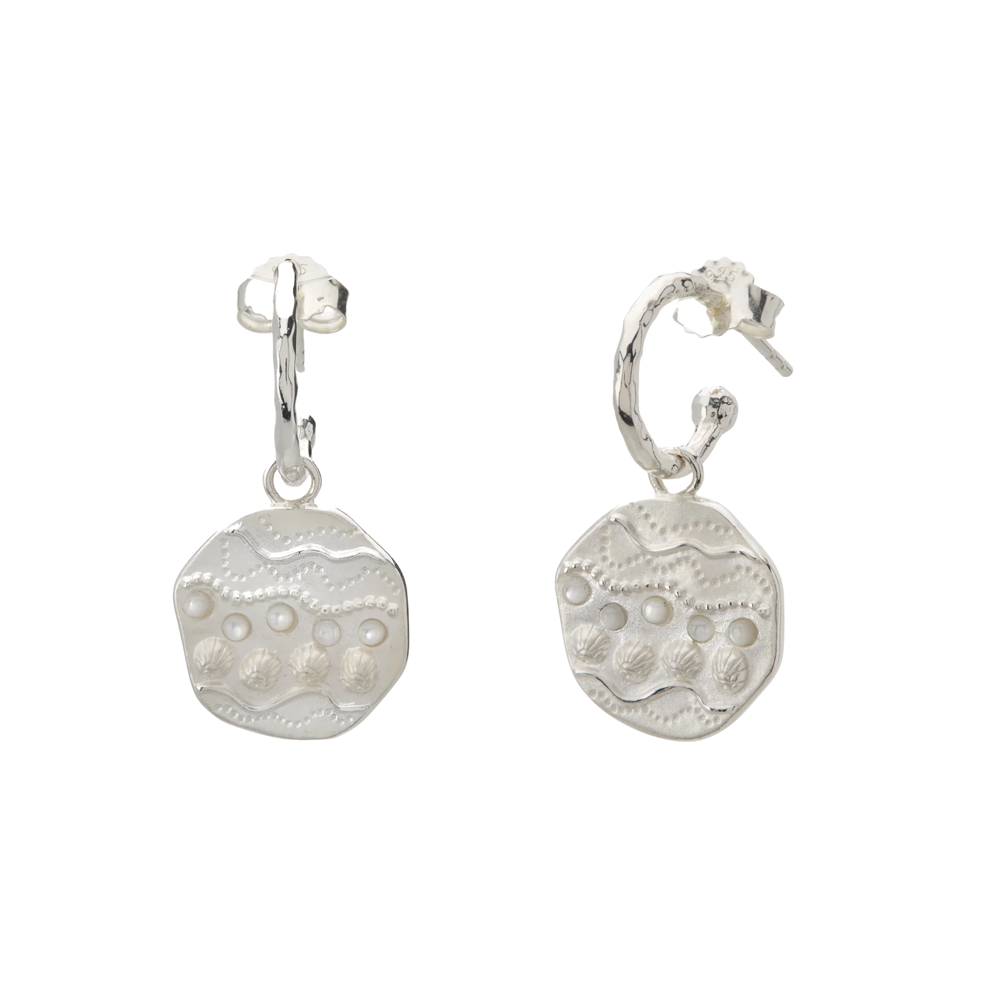 Ocean Dreamer Hoop Sterling Silver