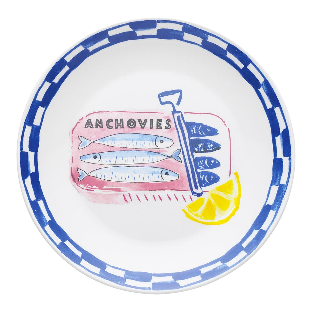 Positano Side plate Anchovies
