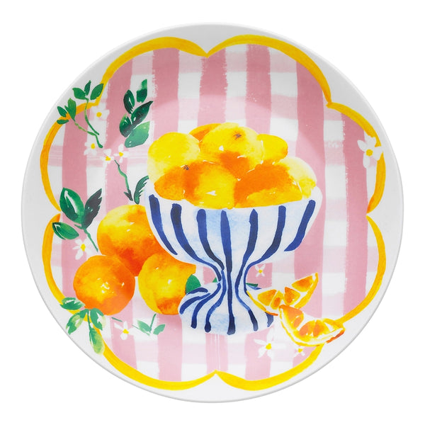 Positano Side plate Gingham