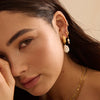 Cosmic Love Medium With Pearls 18KT YG plate